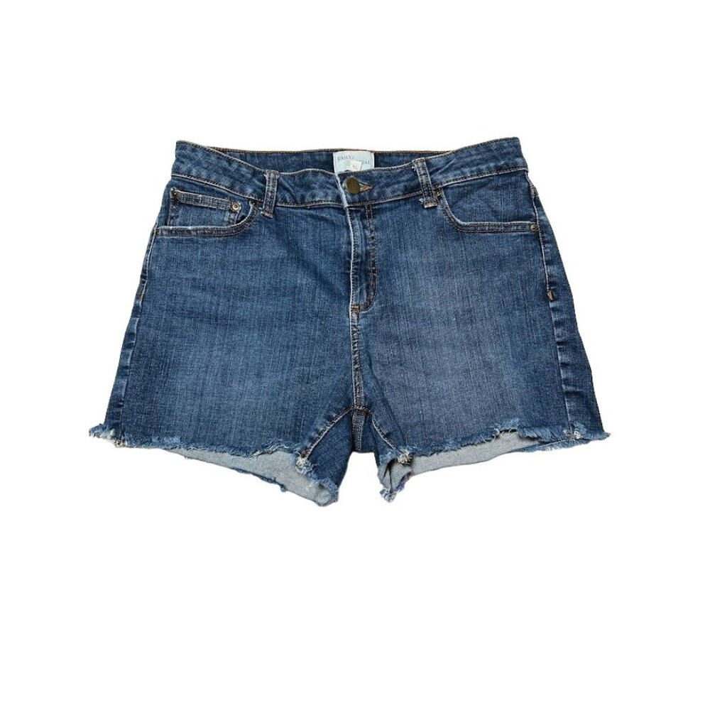Daily Ritual Women Shorts 30 Denim Jean Cutoff